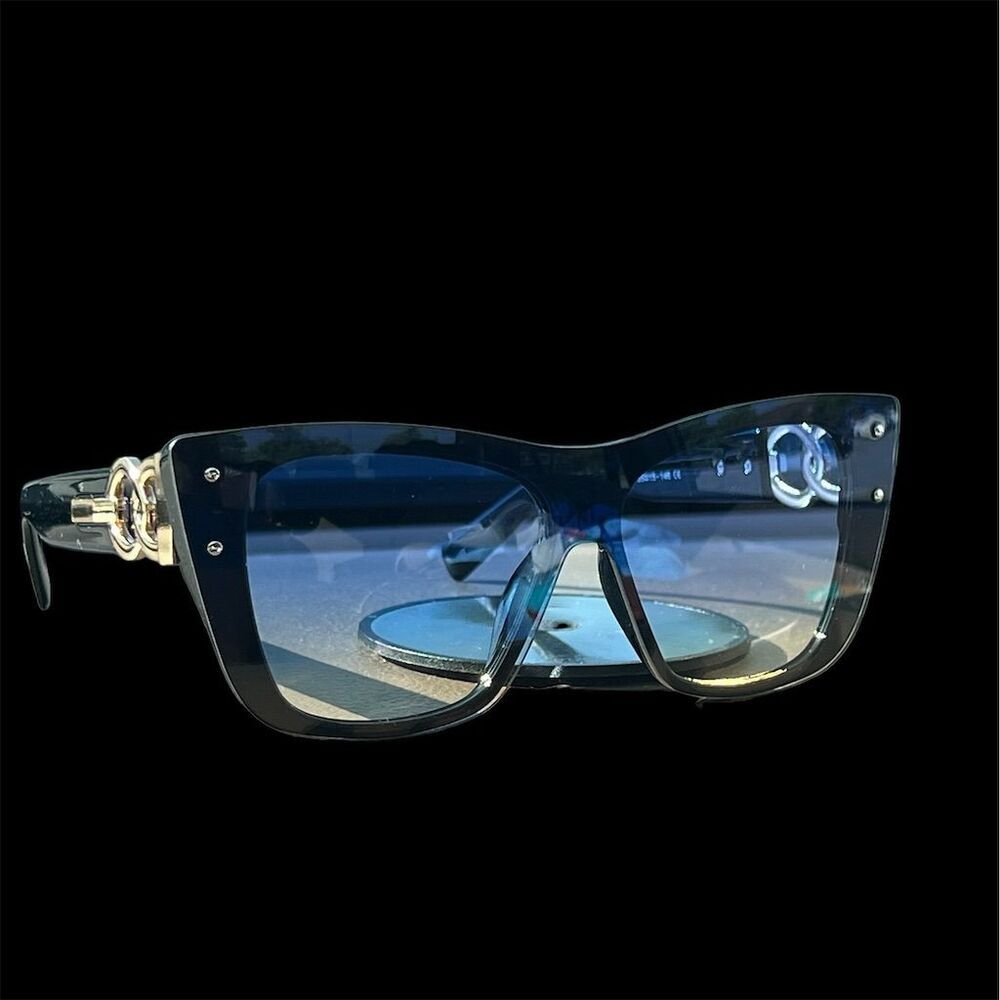 Stylish Oversized Cat Eye Sunglasses for Women - Gradient Lenses Multico… - Picture 6 of 16